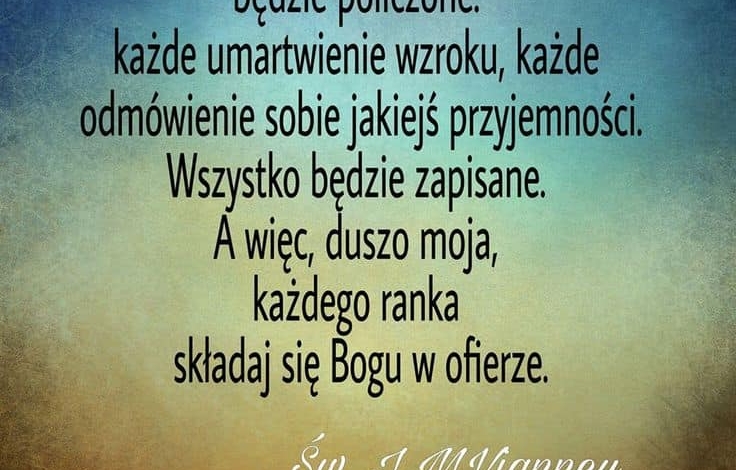 XXVIII niedziela zwykła – 13 X